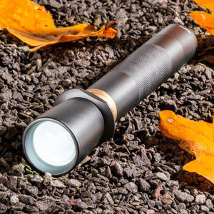 Lampe torche LED LED's Work à piles (6x AAA) - 900 lumens - Résistante aux projections d'eau IPX4 - Variable sur 3 niveaux