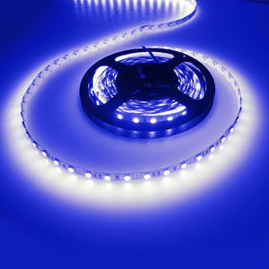LEDstrip blauw | 12V DC - 14,4W - 60 LED's/m | binnenshuis IP20 | 1 meter | dimbaar