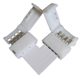 Ruban LED RGB | connecteur coudé de 10 mm | intérieur IP20 | 5 - 24 V - LEDPLANET.NL