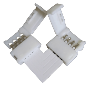 Ruban LED RGB | connecteur 10 mm coudé | intérieur IP20 | 5-24V