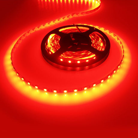 LEDstrip rood | 12V DC - 14,4W - 60 LED's/m | binnenshuis IP20 | 5 meter | dimbaar - LEDPLANET.NL