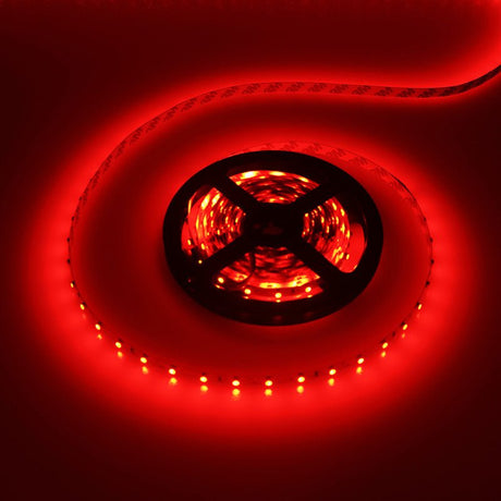 LEDstrip rood | 12V DC - 4,8W - 60 LED's/m | binnenshuis IP20 | 3 meter | dimbaar - LEDPLANET.NL