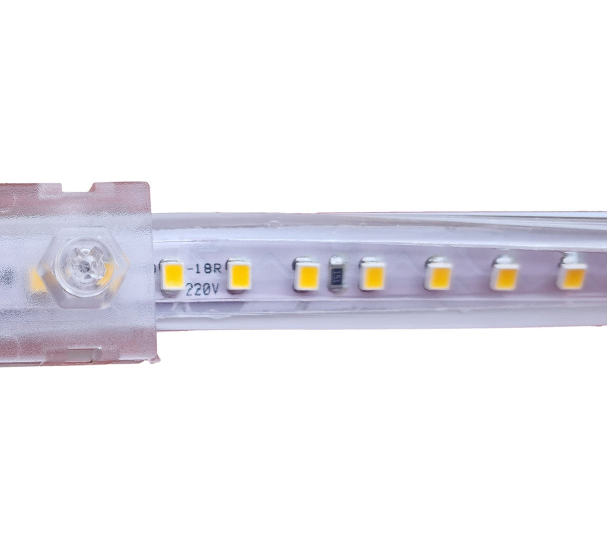 Guirlande lumineuse plate blanc chaud - 3000 K - 4 mètres | 230 V CA - 120 LED/m | étanche aux projections IP65 - LEDPLANET.NL