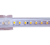 Guirlande lumineuse plate blanc chaud - 3000 K - 4 mètres | 230 V CA - 120 LED/m | étanche aux projections IP65 - LEDPLANET.NL
