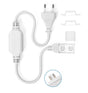 Lichtslang startset | stekker + - 30cm 230V AC - reserveset - LEDPLANET.NL