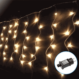 Aigostar lichtslinger ijspegel warmwit kerst met sprankelende LED-lampen voor sfeervolle decoratie