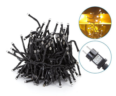 Guirlande lumineuse Aigostar blanc chaud de 10 mètres avec ampoules LED économes en énergie pour un éclairage d’ambiance