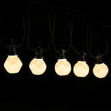 Aigostar lichtsnoer warm wit led buiten met vijf stijlvolle LED-lampen voor sfeervolle verlichting