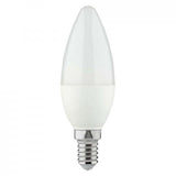 Ampoule bougie LED E14 blanc chaud 2700K - 4.8W 470 lumens - mate opale