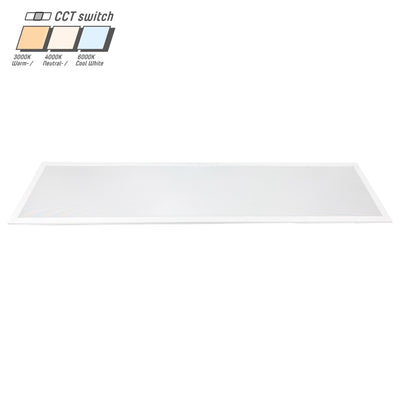 Panneau LED 30x120cm - 3900 lumens - 30W - Blanc chaud réglable 3000K / Blanc froid 4000K / Blanc lumière du jour 6000K - Encastrable - IP20