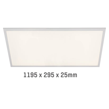 Panneau LED 30x120cm - 4500 lumens - 25W - Blanc froid 4000K - UGR<19 - Sans scintillement - Encastrable - Garantie de 5 ans