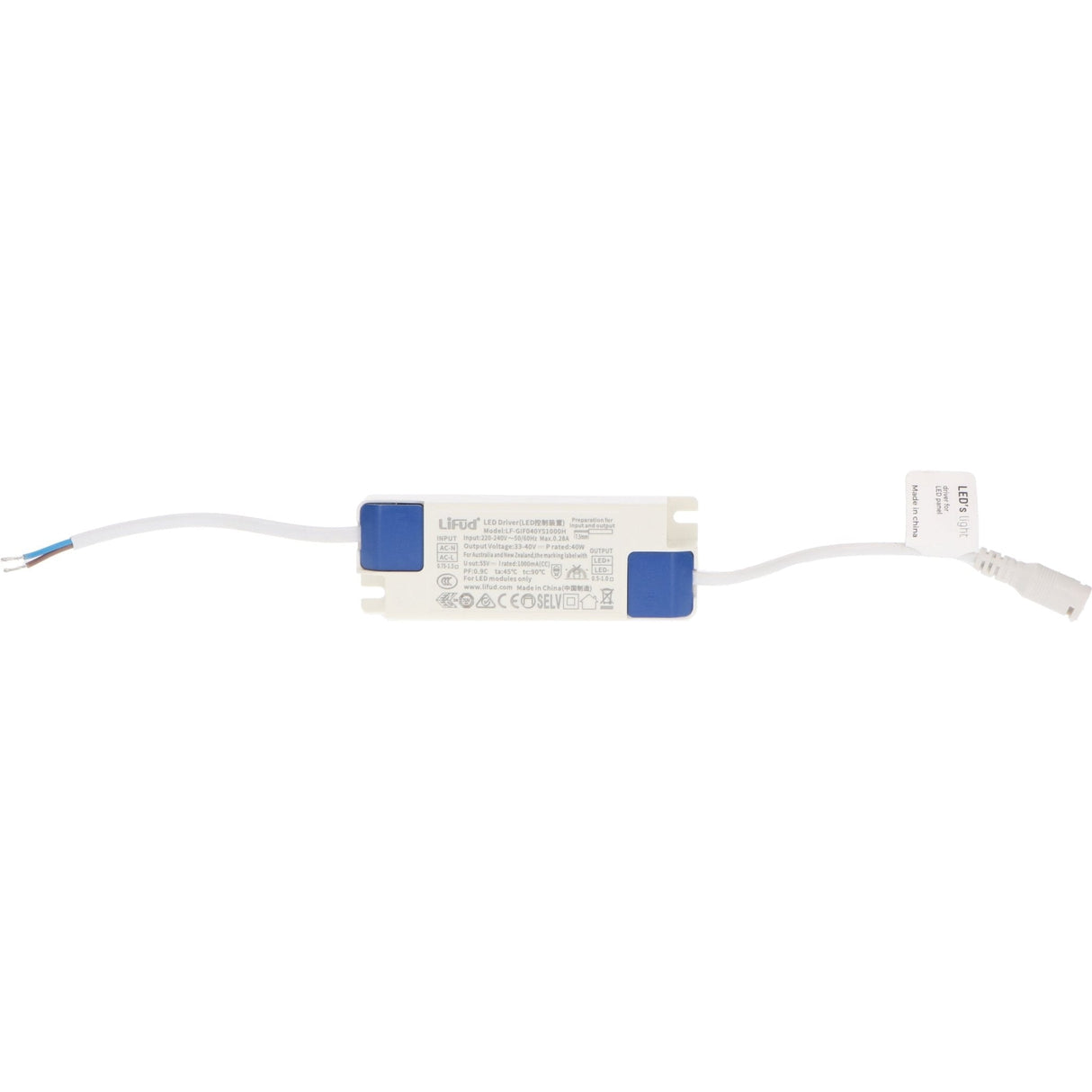 LED Paneel 4000 lumen - 40W - Koelwit 4000K - 60x60cm - Inbouw - UGR<22