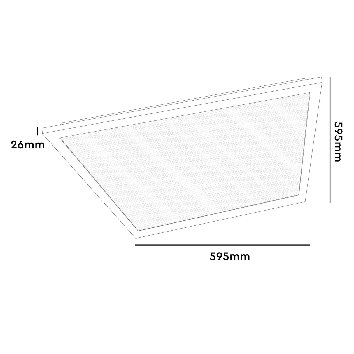 LED Paneel 4000 lumen - 40W - Koelwit 4000K - 60x60cm - Inbouw - UGR<22