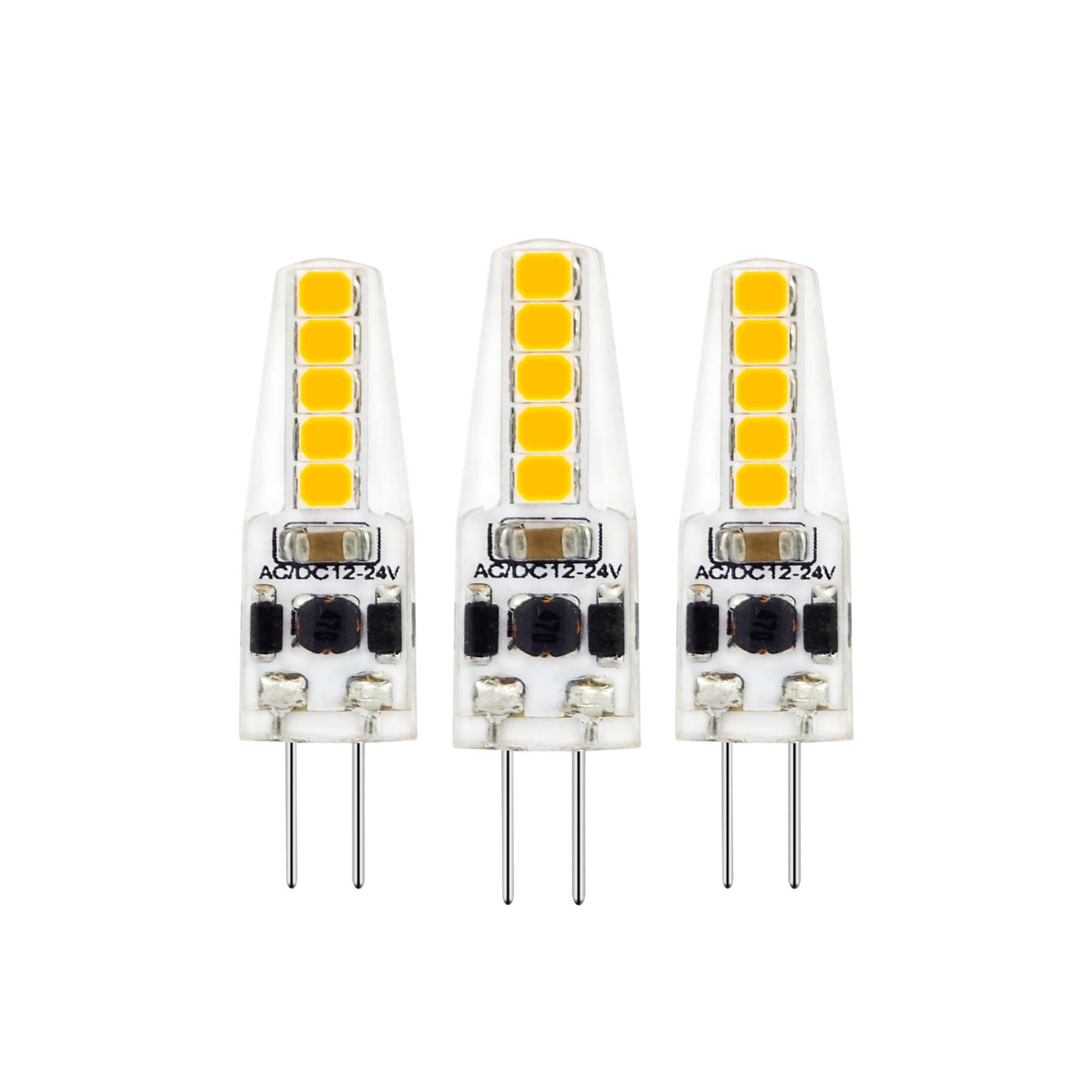LED Capsule G4 185 lumen - 1,8W - Warmwit 2700K - 12V - Dimbaar - IP20 - 3 stuks