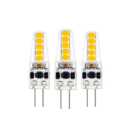 LED Capsule G4 185 lumen - 1,8W - Warmwit 2700K - 12V - Dimbaar - IP20 - 3 stuks