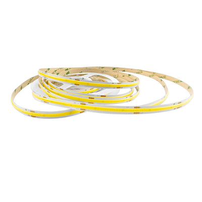 COB LED strip 24V 8W/m blauw, rol van 5 meter