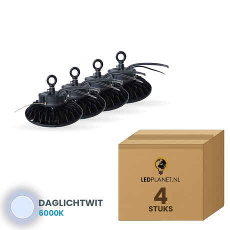 highbay high bay hanglamp ledplanetnl compact 4000 lume 4 stuks 6000k