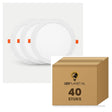 LED downlight rond 85mm, doos 40 stuks
