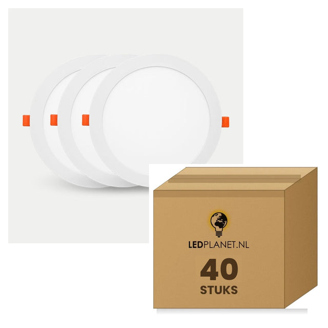 LED downlight rond 85mm, doos 40 stuks