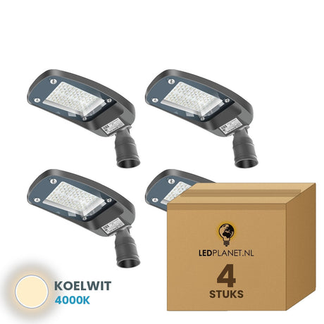 led straatverlichting 60w 4 stuks 4000k