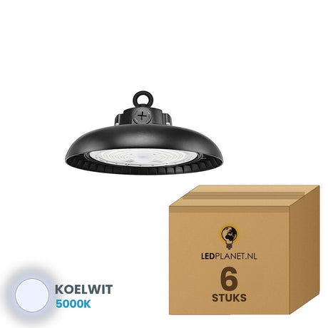 ufo high bay 210lmw 6 stuks 5000k