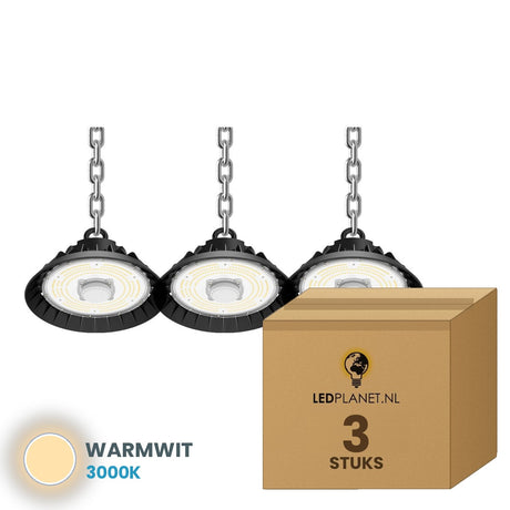 ufo led high bay c 3 stuks 3000k