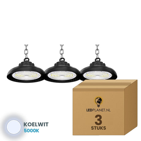 ufo led high bay d5 3 stuks 5000k