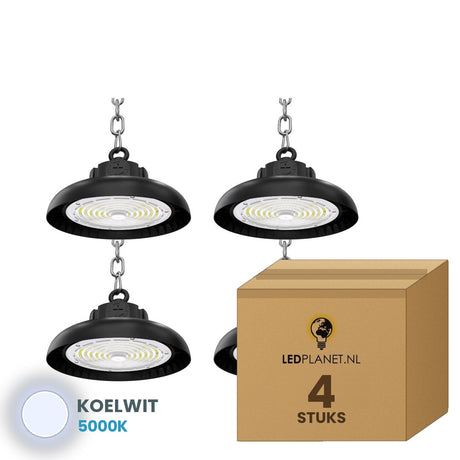 ufo led high bay d5 4 stuks 5000k