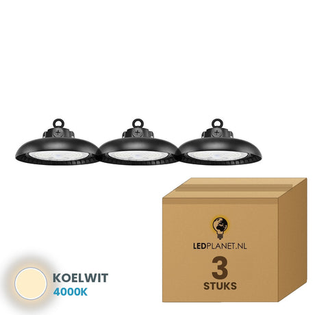 ufo led high bay e 3 stuks 4000k