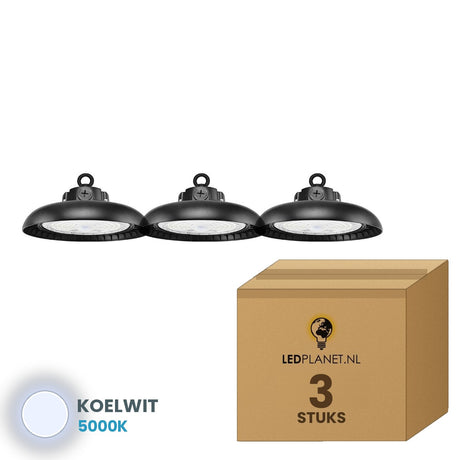 ufo led high bay e 3 stuks 5000k