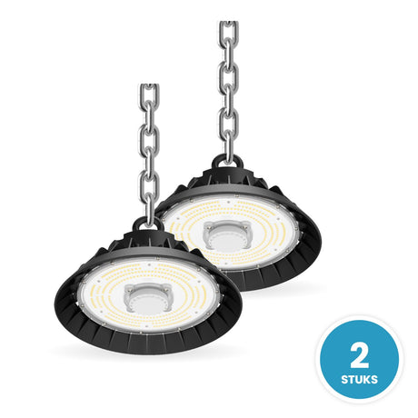 UFO Lamp, LED High Bay 240W, 36.000 lm, Bewegingssensor, 0-10V Dimbaar, IP65, 2 stuks