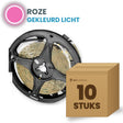 Carton de 10 rouleaux de ruban LED, rose