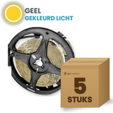 Carton de 5 rouleaux de ruban LED, jaune