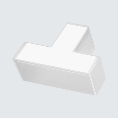 LED Lichtbalk T-verbinder 90° 10W 1.200lm - Koelwit 4000K - Wit - Koppelbaar - 230V