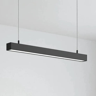 Hangende LED lichtbalk zwart