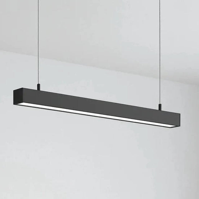 Hangende LED lichtbalk zwart