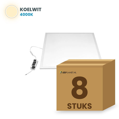 Carton de 8 pièces, couleur de lumière blanc neutre 4000K