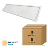 Carton de 6 pièces, couleur de lumière blanc chaud 3000K