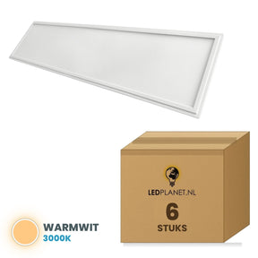 Carton de 6 pièces, couleur de lumière blanc chaud 3000K