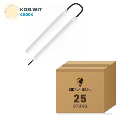 Doos met 25 stuks, lichtkleur koelwit 4000K