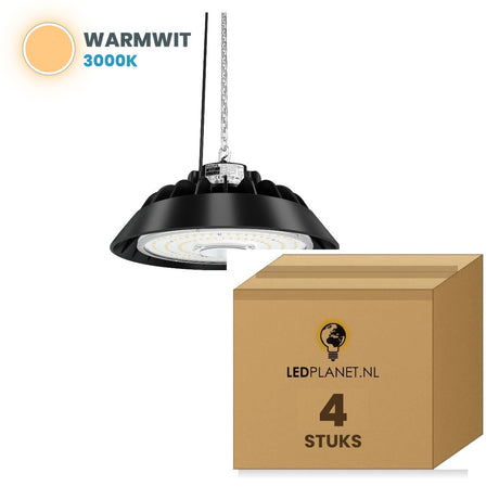 Doos met 4 stuks, lichtkleur warmwit 3000K