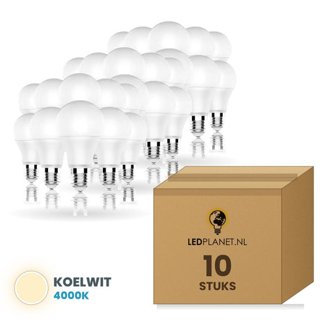 Doos met 10 stuks, lichtkleur koelwit 4000K