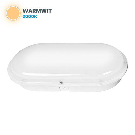 LED bulkhead ovaal 212x113 mm, lichtkleur warmwit 3000K