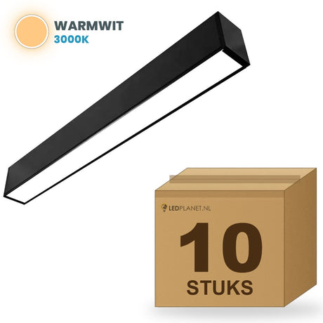 Doos met 10 stuks, lichtkleur warmwit 3000K