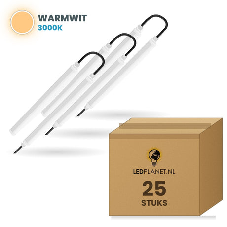 Doos met 25 stuks, lichtkleur warmwit 3000K