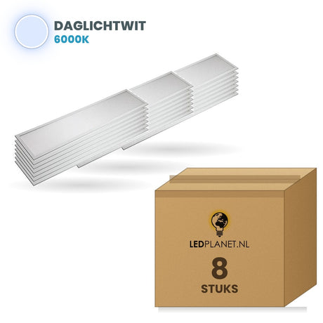 Doos met 8 stuks, lichtkleur daglichtwit 6000K