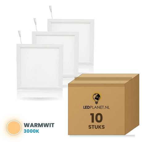 Doos met 10 stuks, lichtkleur warmwit 3000K