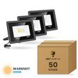 Doos met 50 stuks, lichtkleur warmwit 3000K