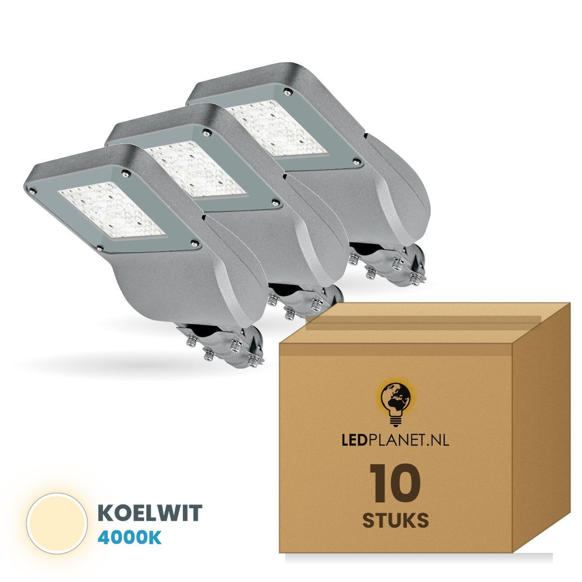 Doos met 10 stuks, lichtkleur koelwit 4000K