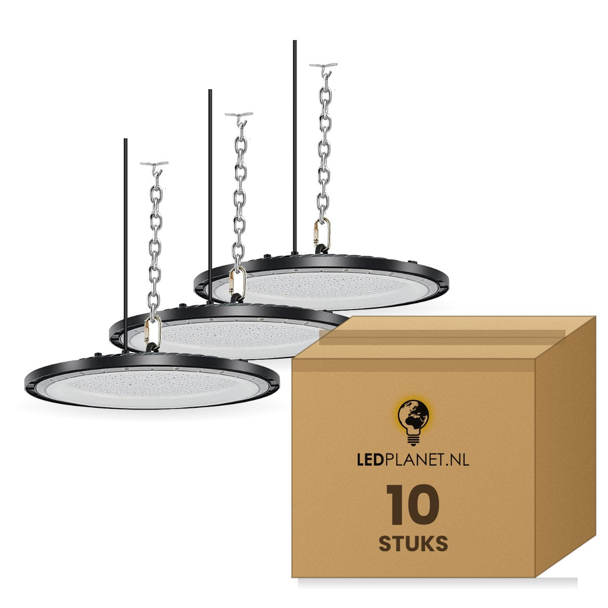 UFO LED High Bay lamp 100W, 12000 Lumen, doos 10 stuks
